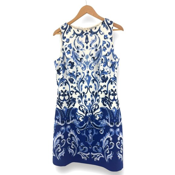 Lauren Ralph Lauren Blue and White Dress - Picture 2 of 6